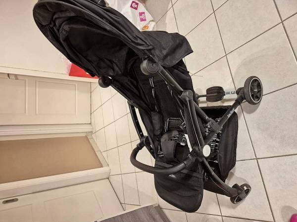 Leclerc Baby Influencer Air Καρότσι Μωρού Kατάλληλο από 6+ Mηνών Piano Black 6.6kg L-LEC20018