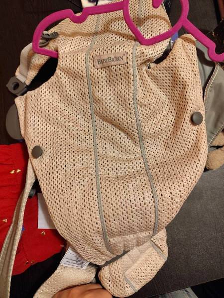 Μάρσιπος BabyBjorn Μάρσιπος Mini 3D Mesh Dusty pink