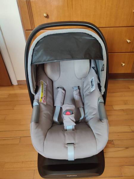 Inglesina κάθισμα αυτοκινήτου electa (40-75cm) buttery beige/η βαση του ειναι με ζώνη 3 σημείων αυτοκινήτου/ εχει και δευτερη επλογη με βαση Darwin i-Size νεα οδηγια